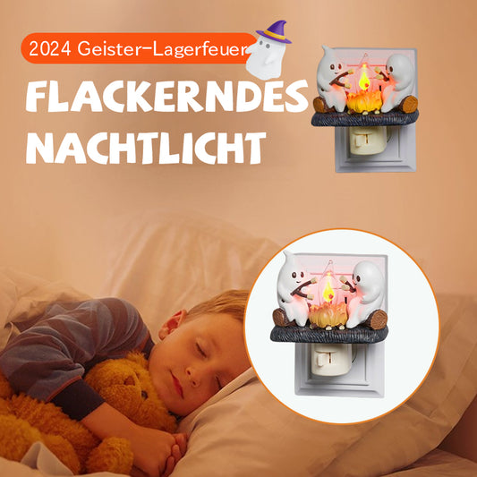 2024 Geist Lagerfeuer Flackerndes Nachtlicht✨🔥👻